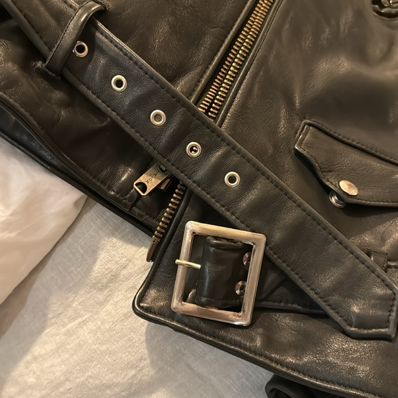 The Original 1950’s Motorcycle Jacket Perfecto Steerhide Leather Size Large - Picture 6 of 9